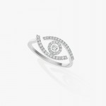 Messika - Lucky Eye Pave Ring White Gold